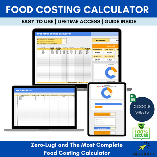 Zero-Lugi Food Costing Calculator